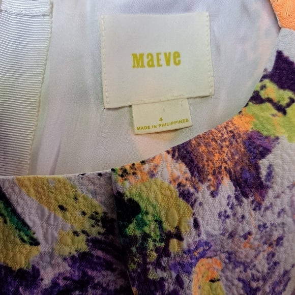 Anthropologie Maeve Pebble Flower Dress - Picture 10 of 13